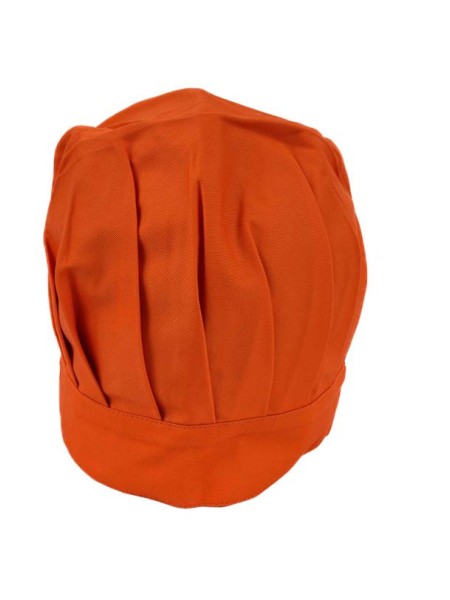 Σκούφος Με Πιέτα Σε Πορτοκαλί Χρώμα Σκούφος Με Πιέτα Σε Πορτοκαλί Χρώμα