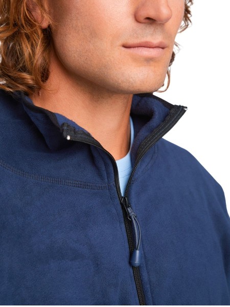 Ζακέτα Φλιζ Μπλε Χρώμα Ζακέτα Φλιζ Μπλε Χρώμα