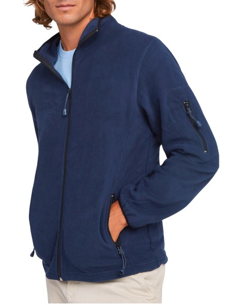 Ζακέτα Φλιζ Μπλε Χρώμα Ζακέτα Φλιζ Μπλε Χρώμα