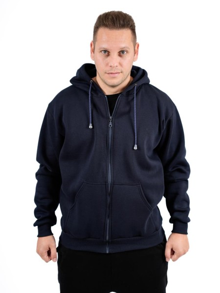 Ζακέτα Φούτερ με Κουκούλα Σκ. Μπλε Ζακέτα Φούτερ με Κουκούλα Σκ. Μπλε